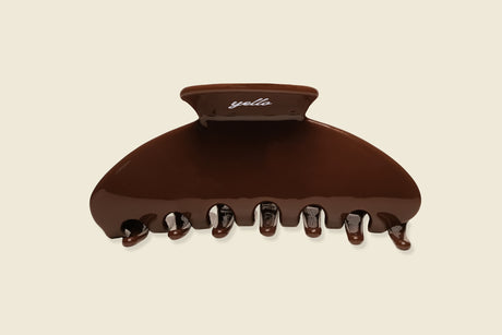 brown hair clip by yello salon