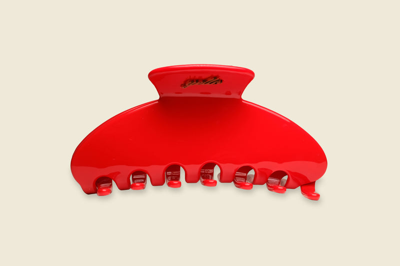 Alameda red hair clip by yello salon Portland