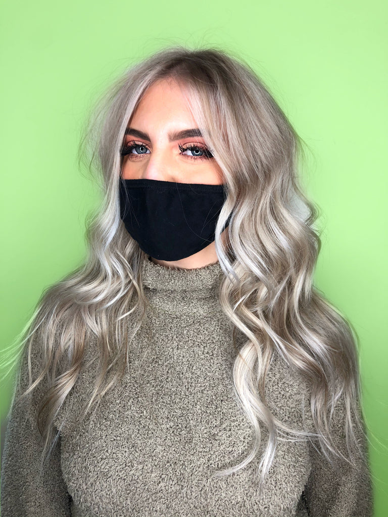 this full highlight hair was done by kaylee, the owner of yello salon.