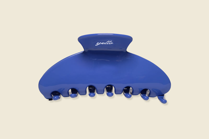Sauvie's Island blue hair clip by yello salon Portland