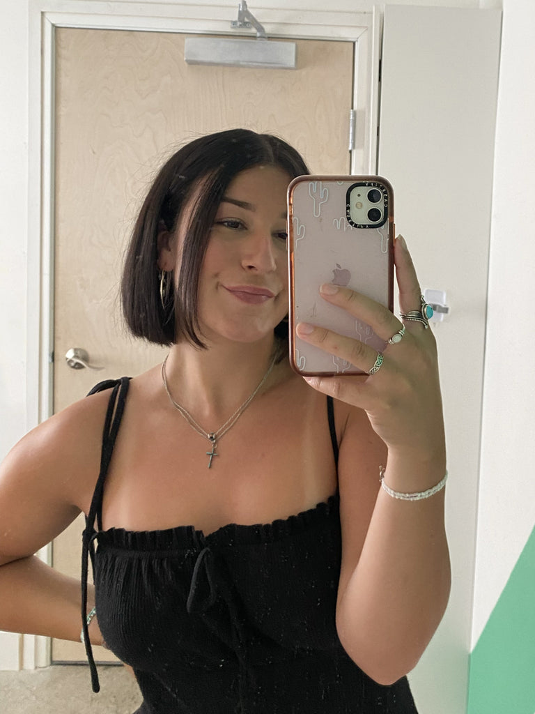 one of our portland clients - classic bob cut by our stylist devon.