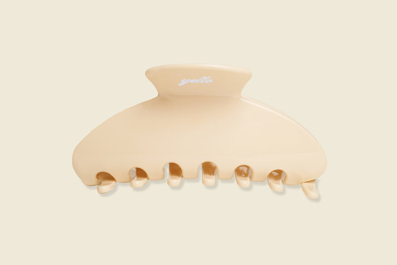Slabtown tan hair clip by yello salon Portland